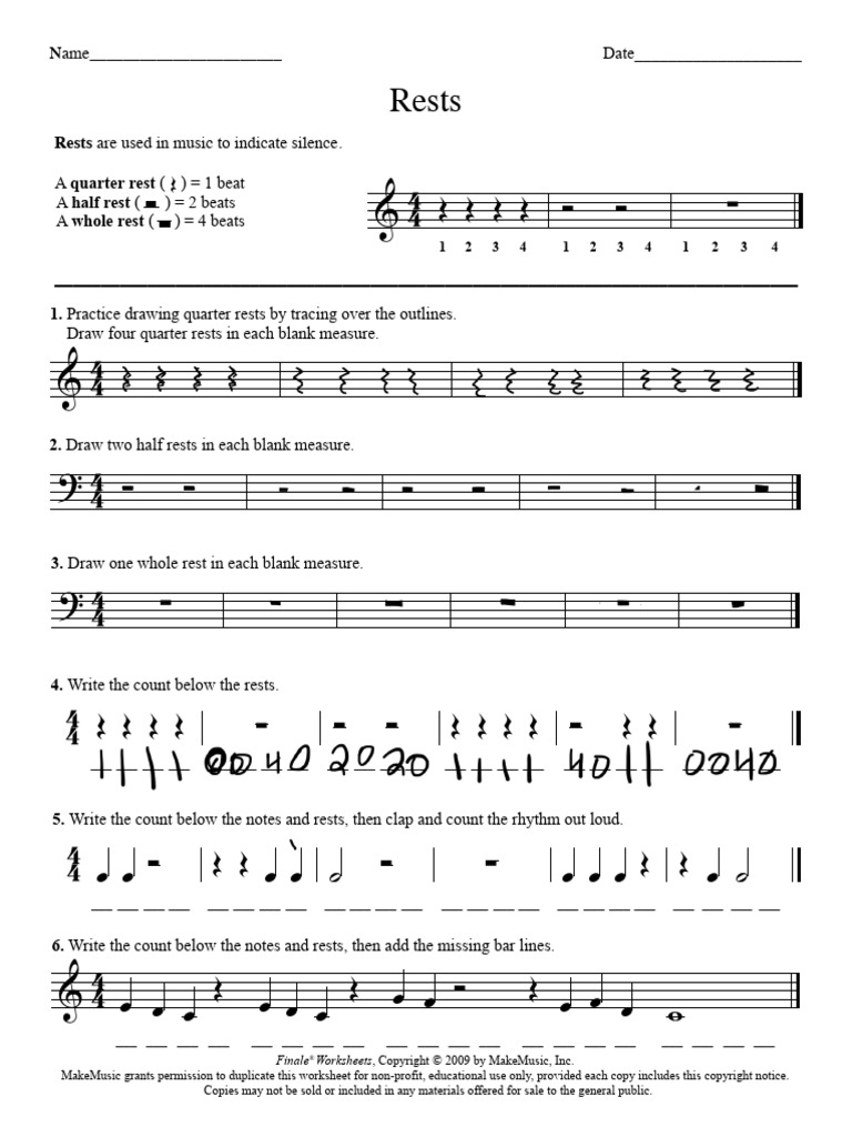 0009 Rests | PDF