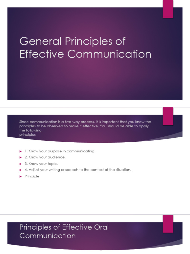 Principles of Effective Written Communication - 105709 | PDF