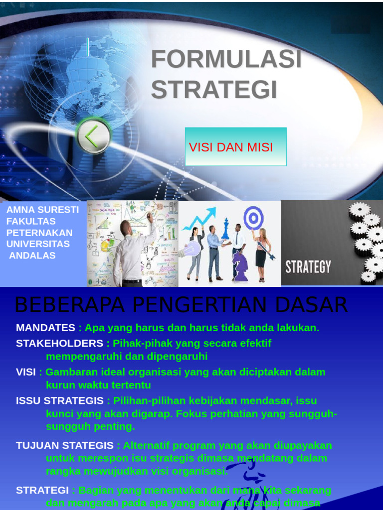 Kuliah 3 Formulasi Strategi | PDF