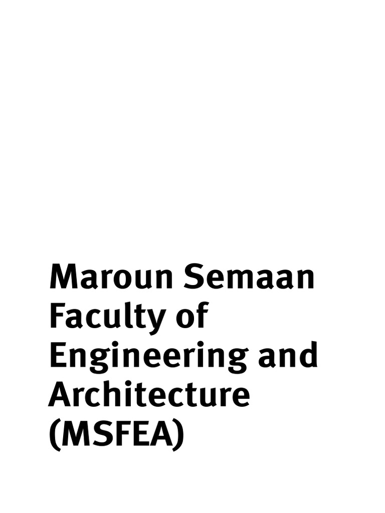 Msfea | PDF