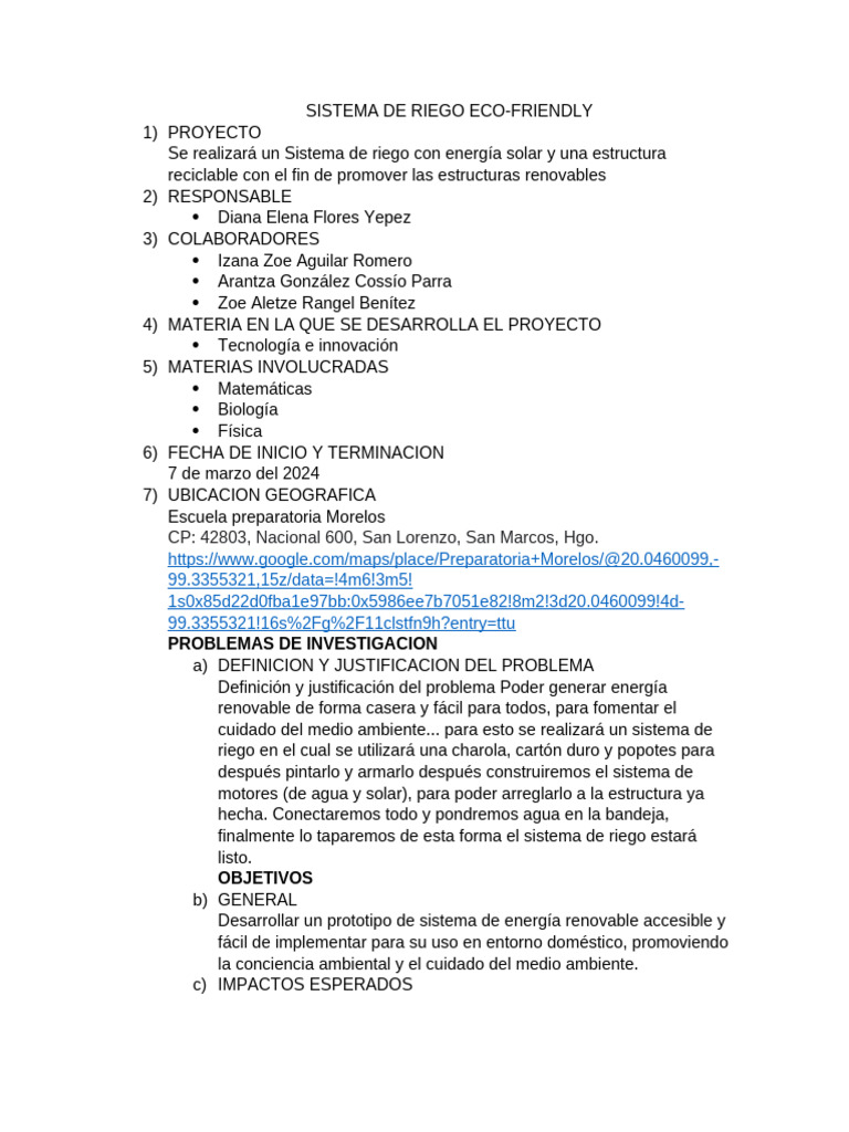 Sistema de Riego Eco Completo | PDF