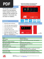AW-FP200 Fire Alarm Control Panel Manual | PDF | Equipment | Electronics