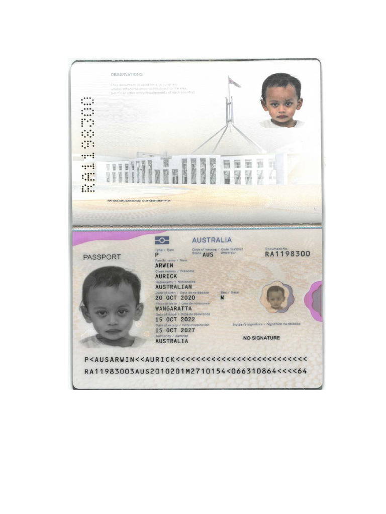 Aurick AU Passport | PDF