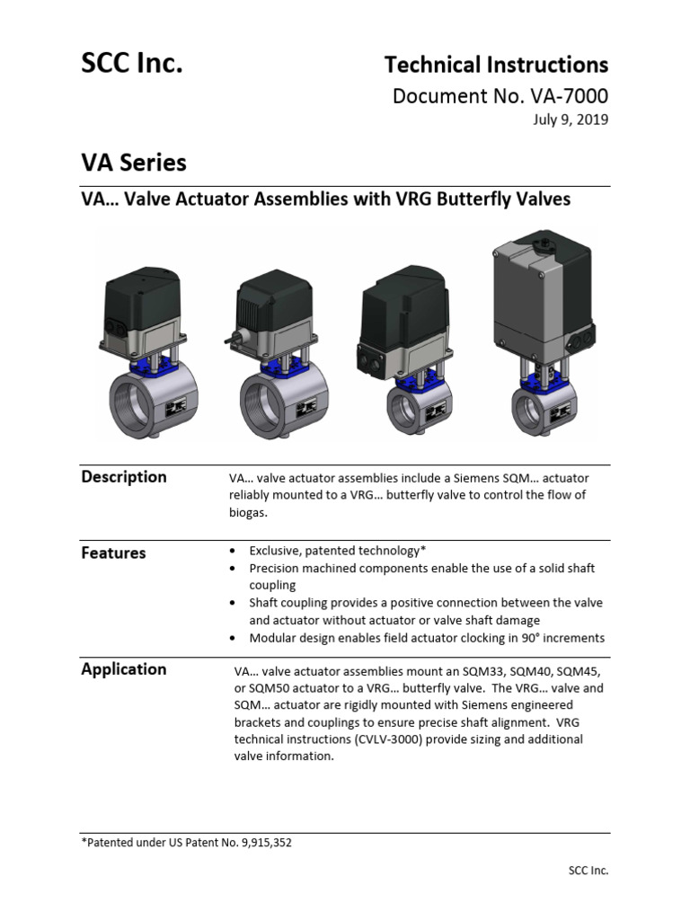 VRG VA Technical Literature VA-7000 (2019) | PDF