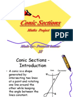 Conic Sections Math Project by Pranesh Kumar
