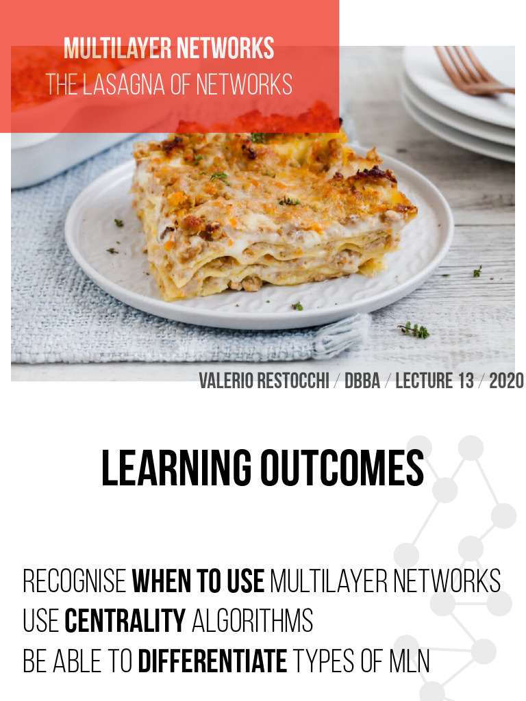 Multilayer Networks | PDF