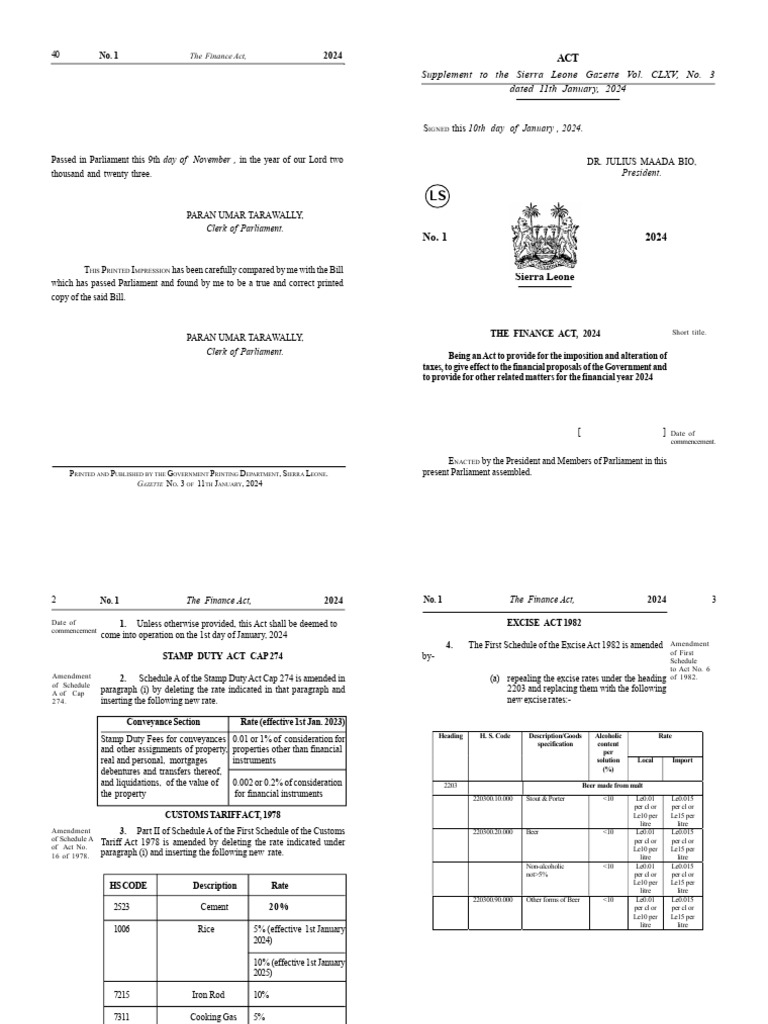 The finance act 2024 pdf