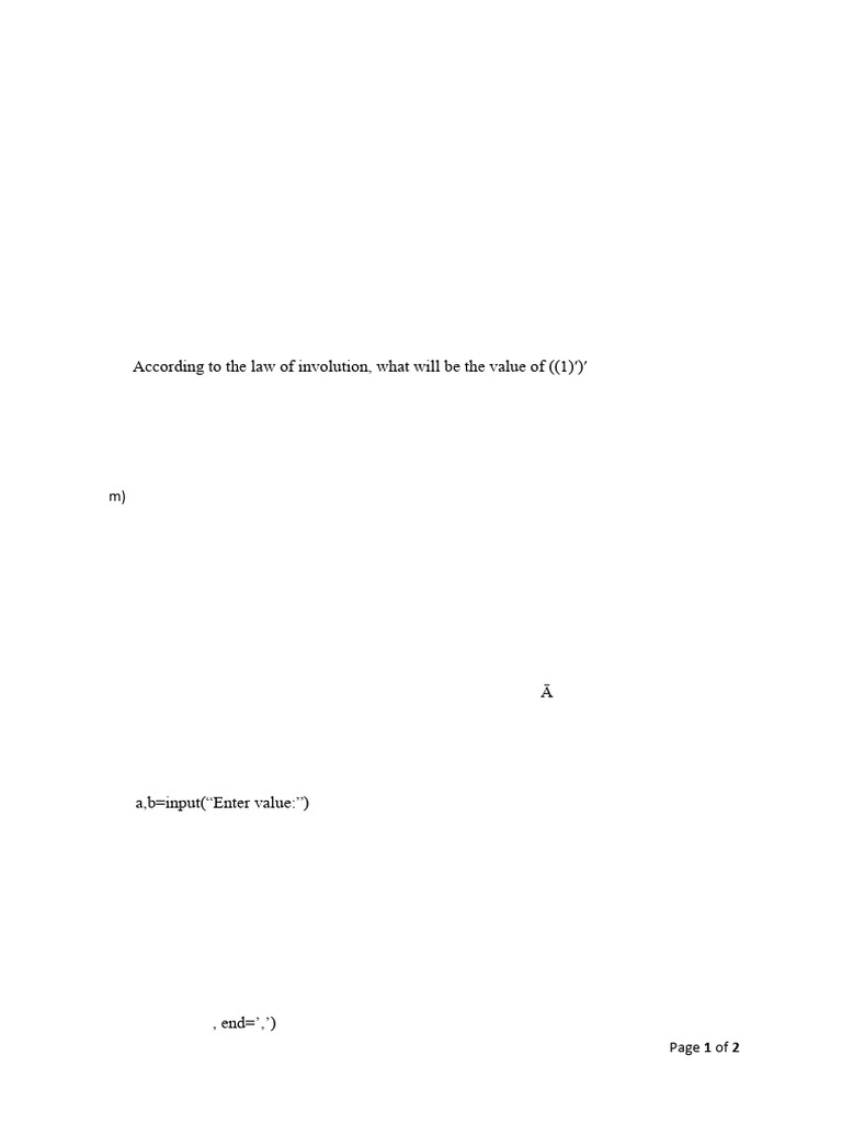 CS 11th Sample Questions | PDF