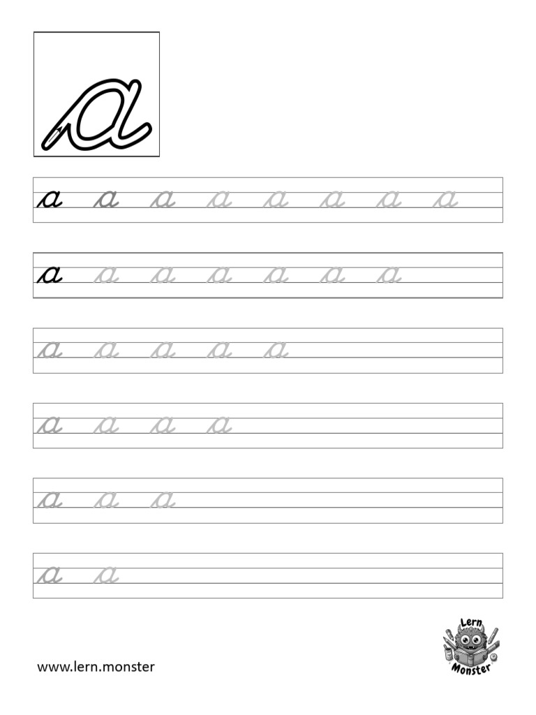 Lateinische Ausgangsschrift Ubungsblatter Pdf Kostenlos 1