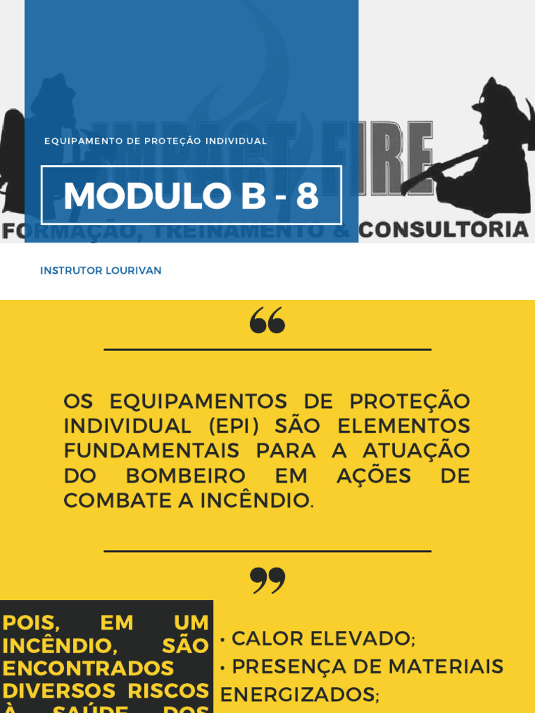 MODULO B - 8 Equipamento de Proteção Individual | PDF
