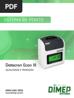Manual de Operações PrintPoint II | PDF | Fonte de energia | Rede de ...