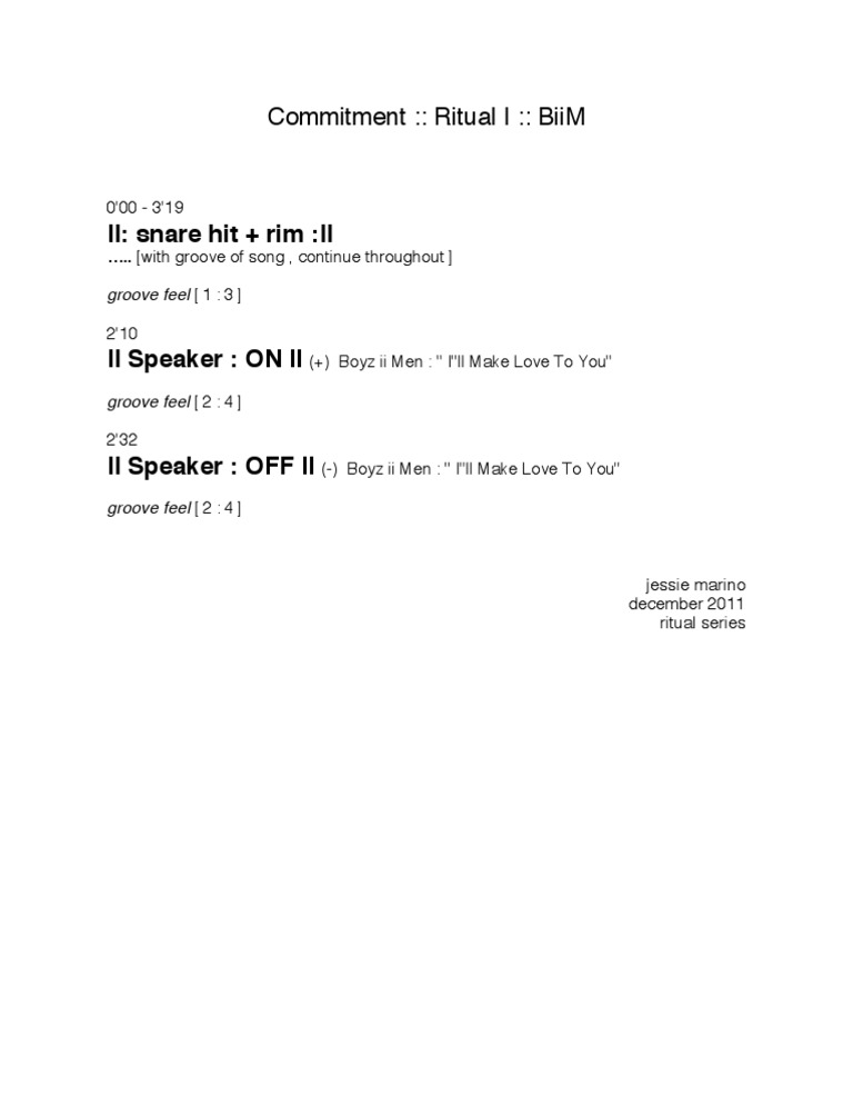 Commitment | PDF
