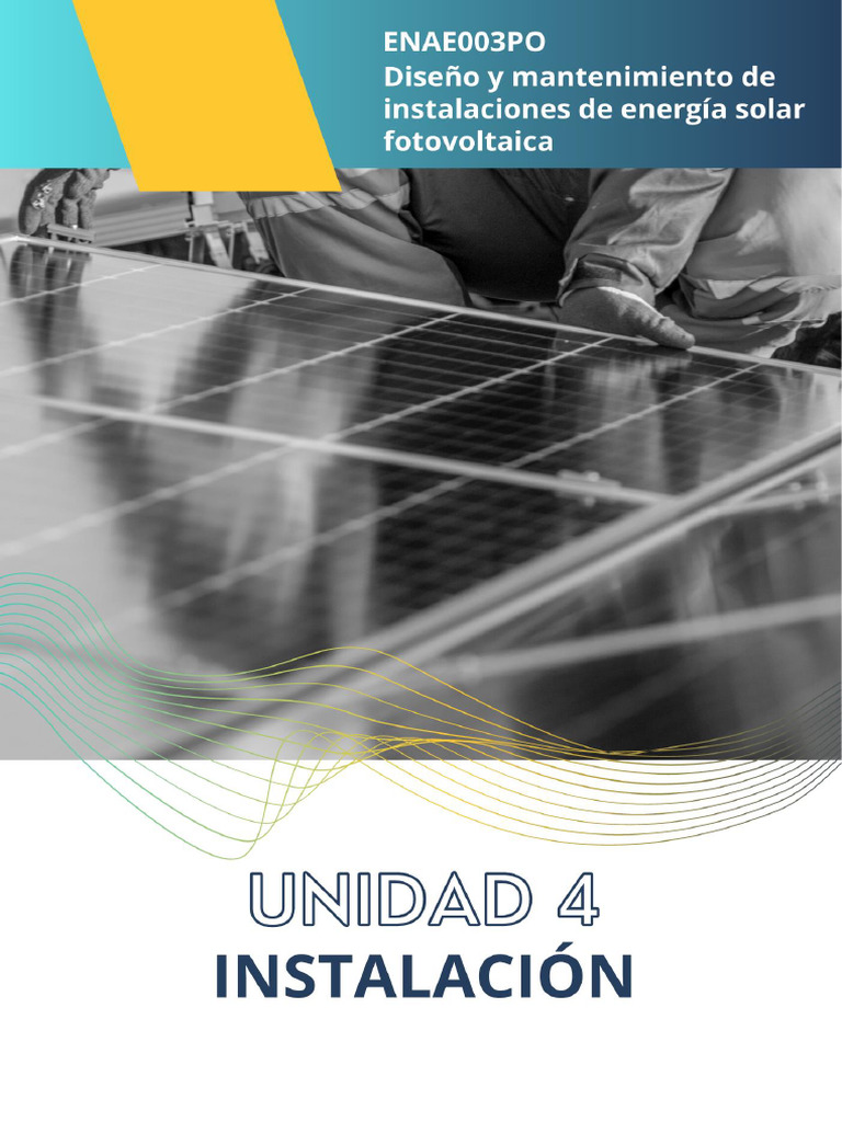 Diseño y Mantenimiento de Instalaciones de Energía Solar Fotovoltaica ...