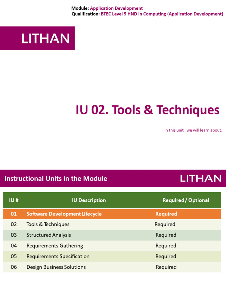 02 Tools Techniques | PDF