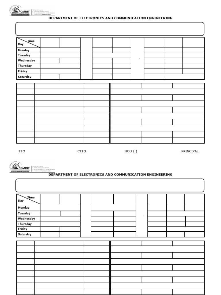 ECE 3rd Sem 2024 TT - Updated | PDF