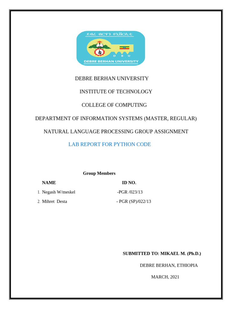 Report Document | PDF