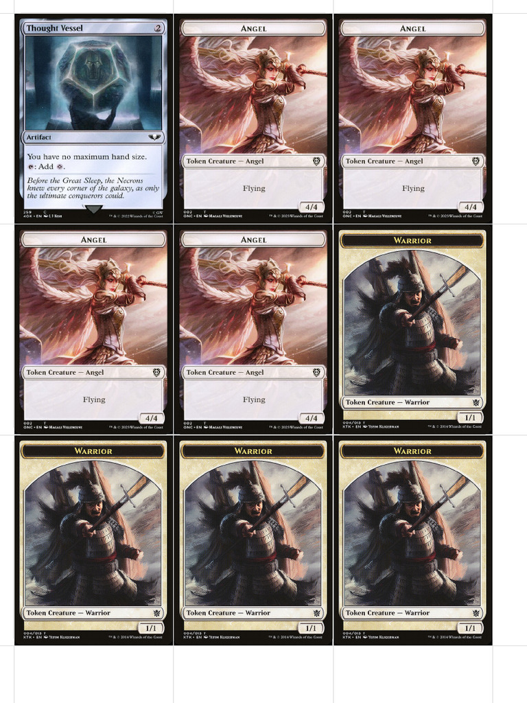 MTG Print Tokens 1 | PDF