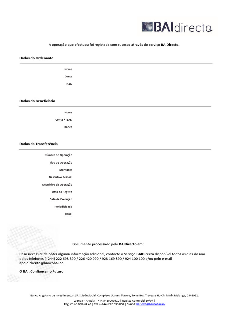 Comprovativo | PDF