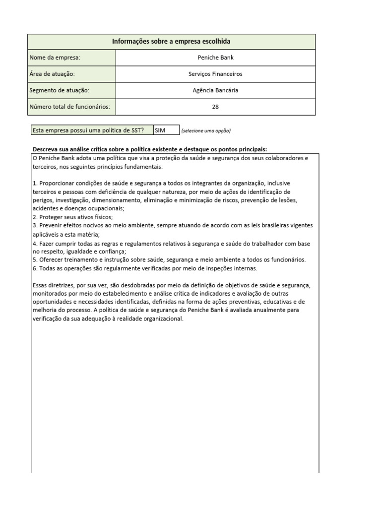 SENAC EAD - MODULO A - Projeto Integrador - Peniche Bank | PDF