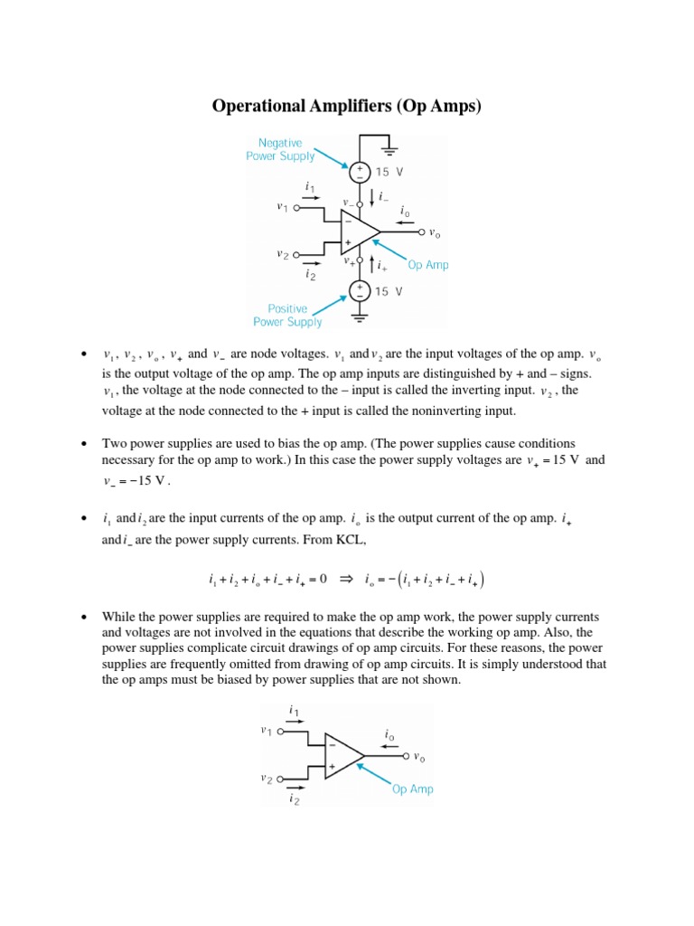 Understanding Operational Amplifiers Basics | PDF | Technology ...
