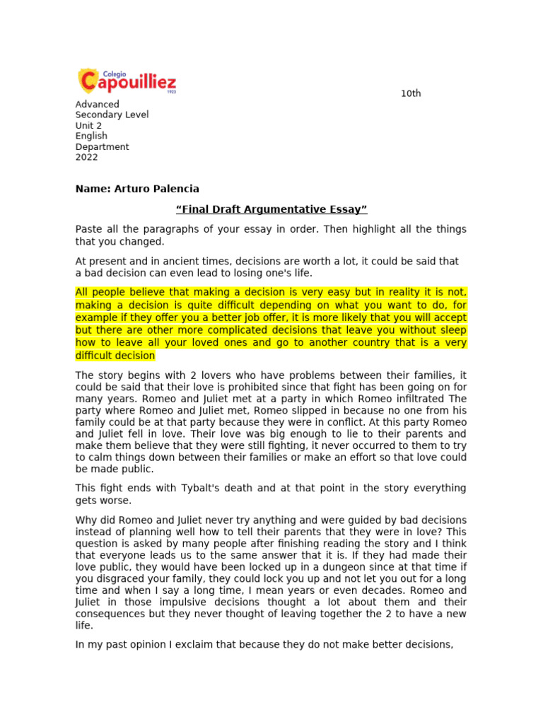 Final Draft | PDF