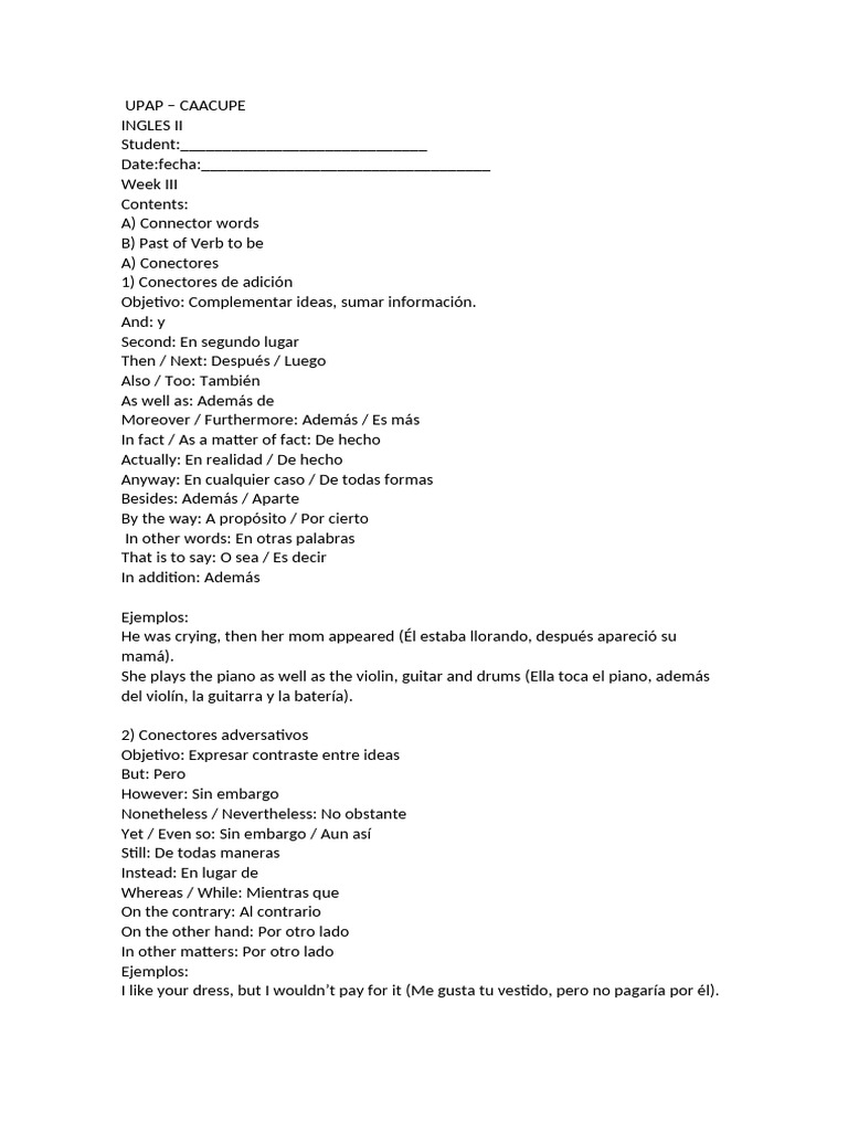 Ingles 2 | PDF