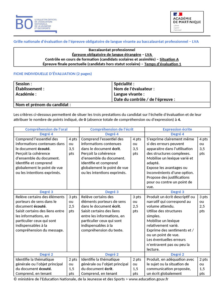 CCF LV Lva A 1 | PDF
