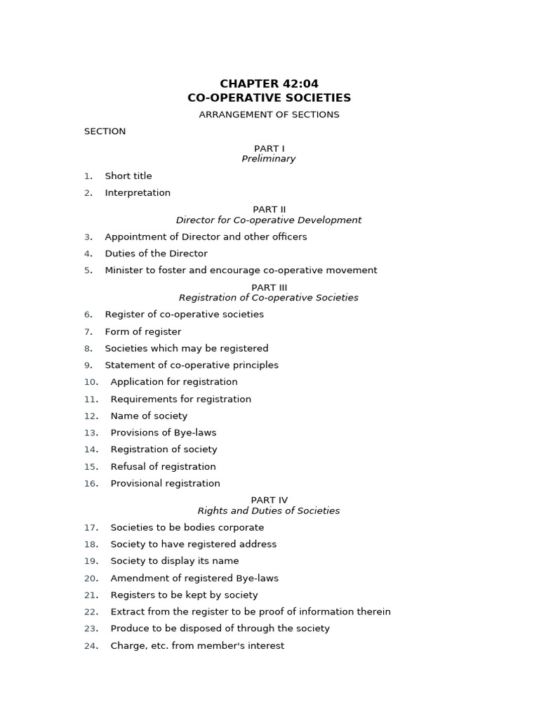 Corperative Societies Act | PDF | Dividend | Cooperative