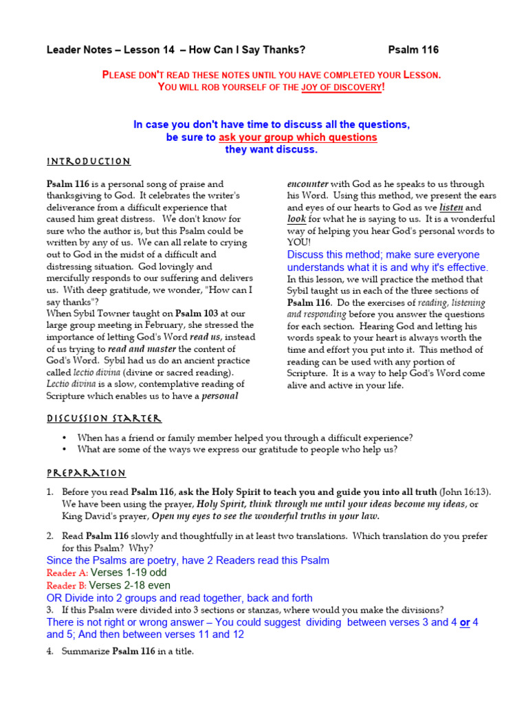 Ps Leader 14 | PDF