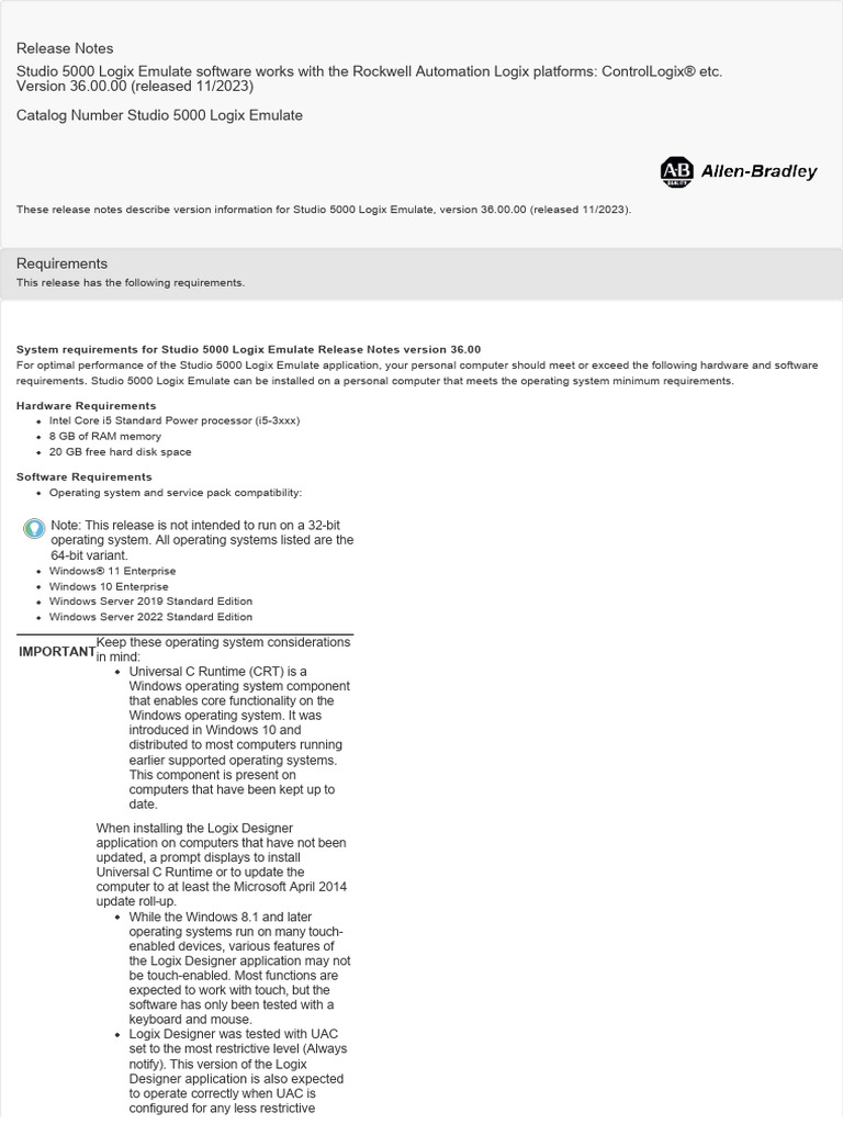 Studio 5000 logix emulate 36 00 00 released 11 2023 pdf
