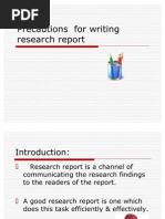 Download Precautions for Writing Research Report by Hannah Saleem SN76829064 doc pdf