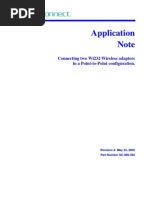 Application Note: Connecting Two Wi232 Wireless Adapters in A Point-to-Point Configuration