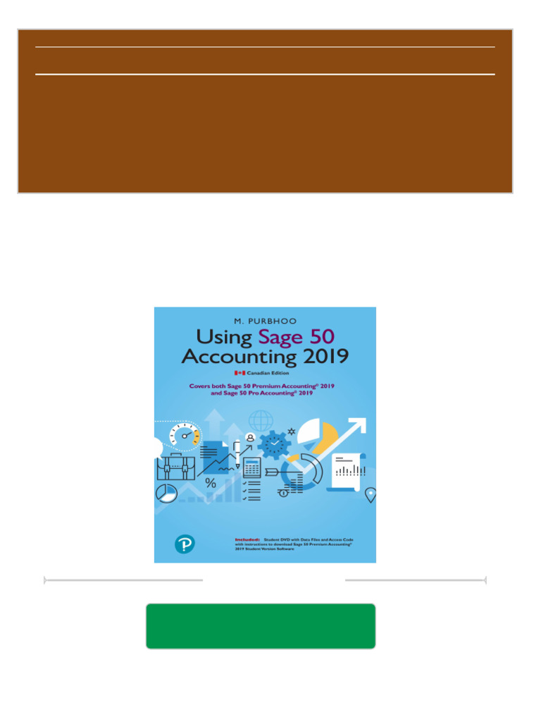 Download Using Sage 50 Accounting 2019 | PDF