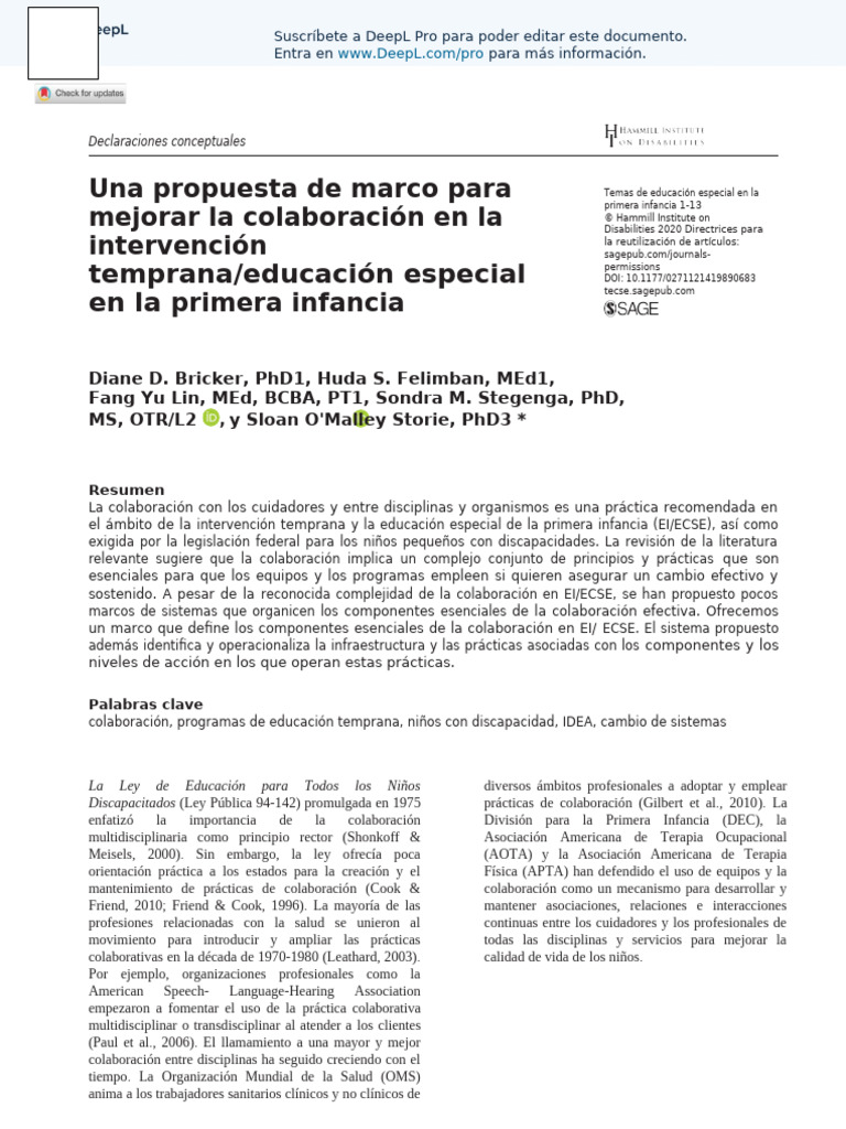 A Proposed Framework For Enhancing Collaboration In Ei Ecse Es Pdf