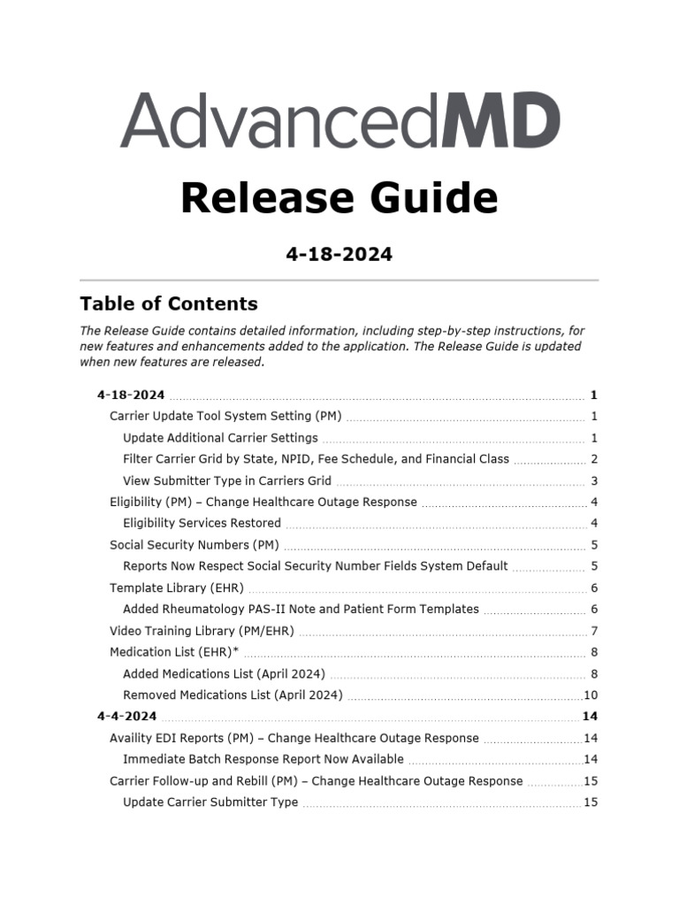 Release | PDF