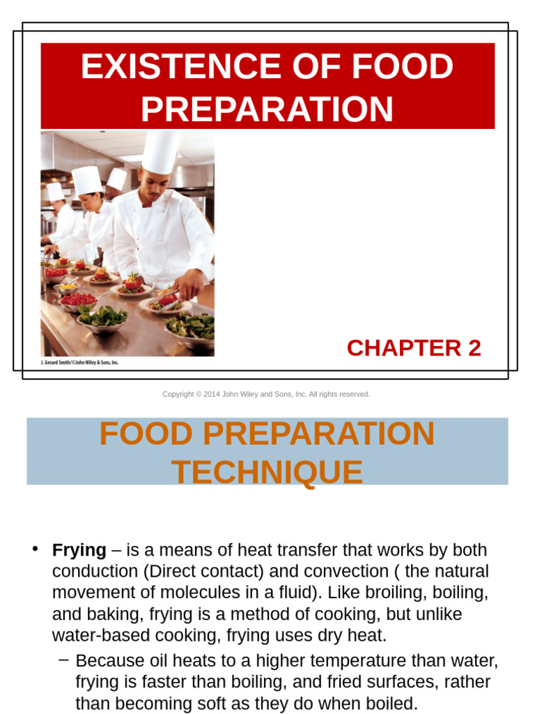 Existence of Food Preparation | PDF