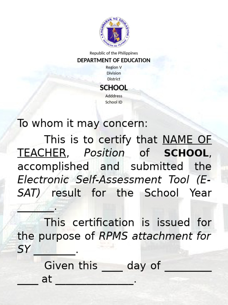 SAT Certification | PDF