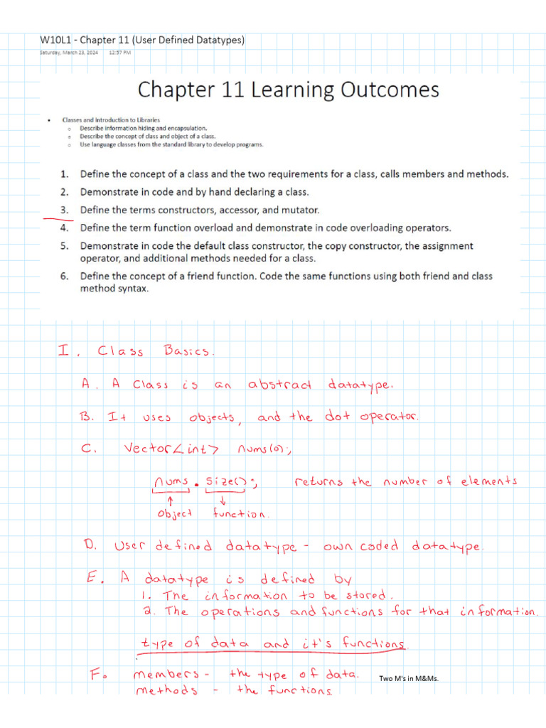 W10L1+ +chapter+11+ (User+Defined+Datatypes) | PDF