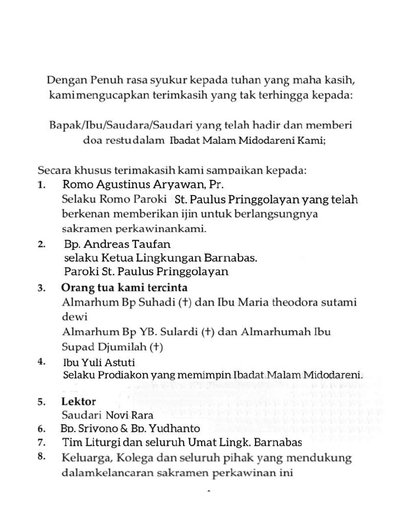 Ucapan Terimakasih Pdf
