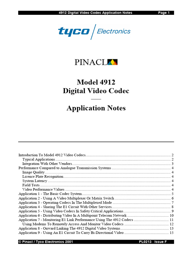 4912 Application Notes | PDF