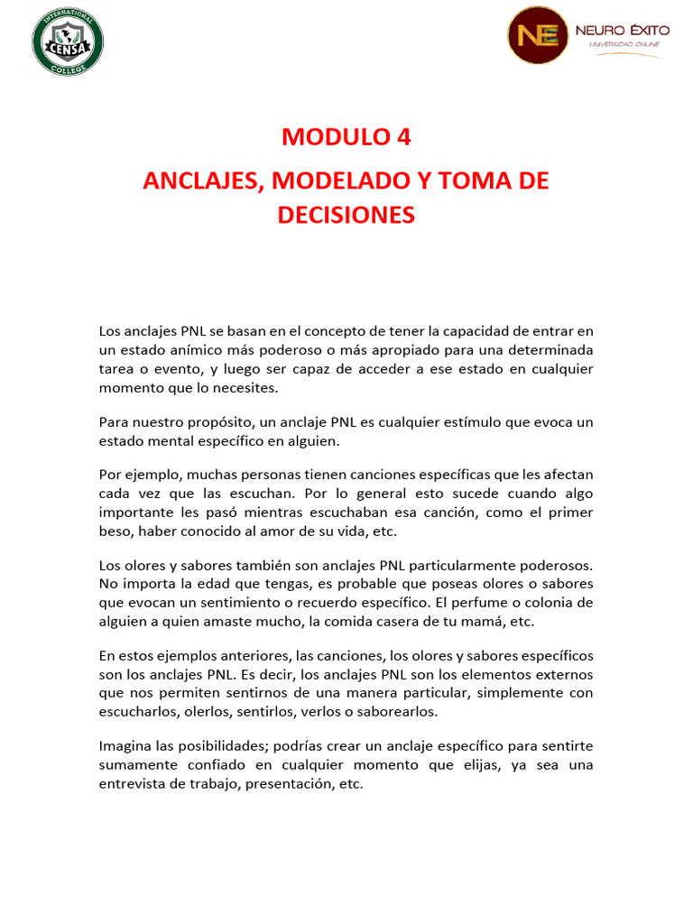 Master Módulo 4 1 | PDF