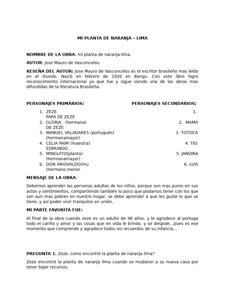 Mi Planta de Naranja (1) PDF