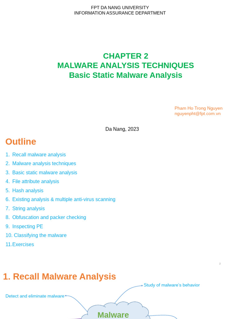 09 - 09 - 2024 - 2. Static Analysis | PDF