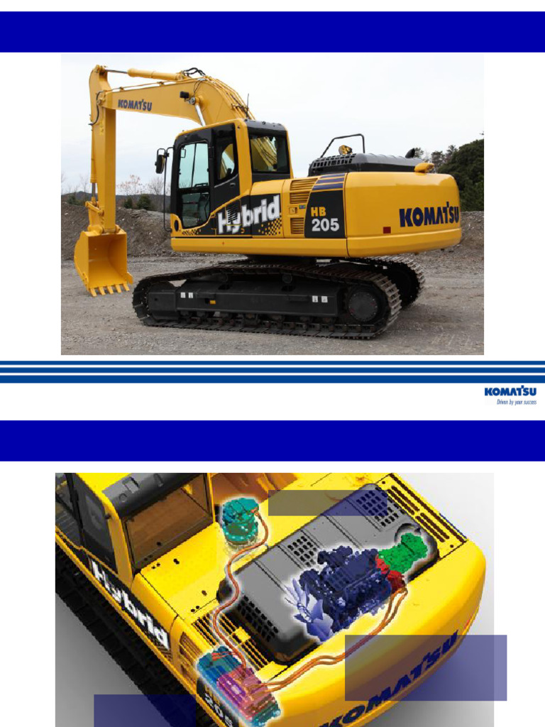 Komatsu Hybrid Backhoe | PDF | Hybrid Vehicle | Engines