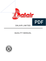 Dalair Limited Quality Manual 2011