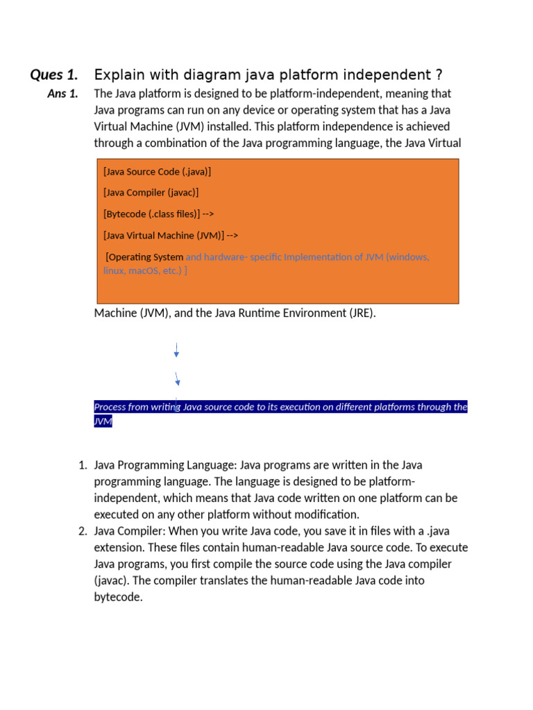 Java Is Platform Independent Explain