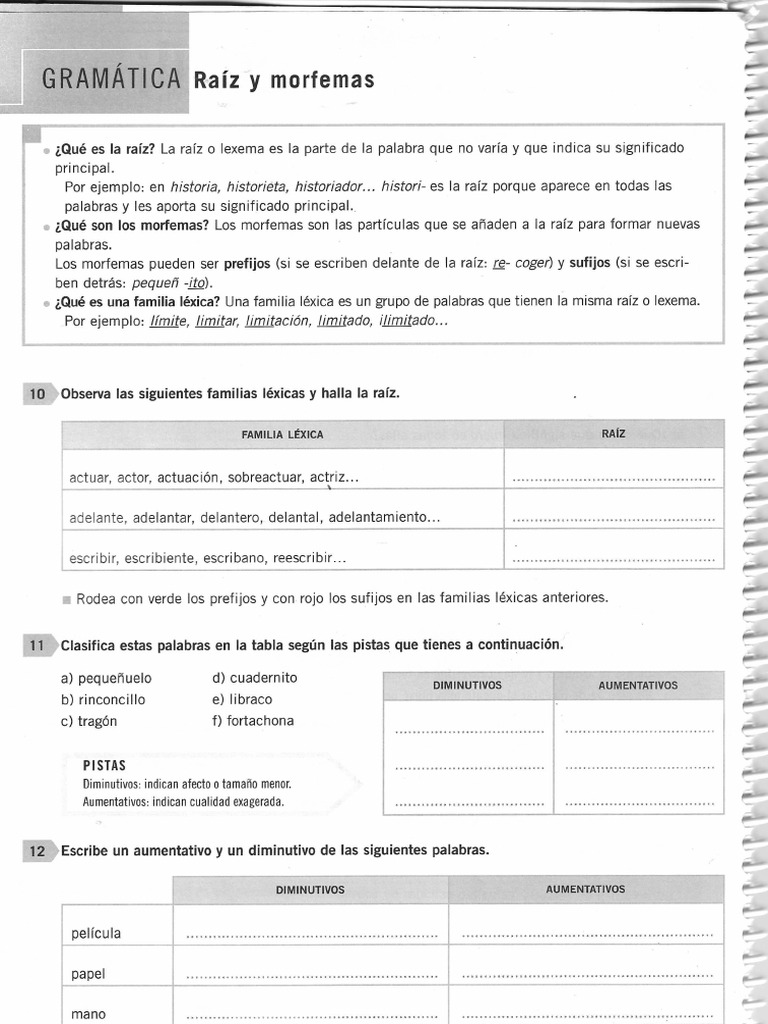 Estructura de La Palabra 01 | PDF