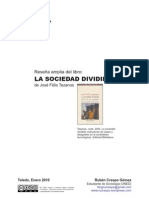 Reseña amplia de "La Sociedad Dividida" de José Félix Tezanos