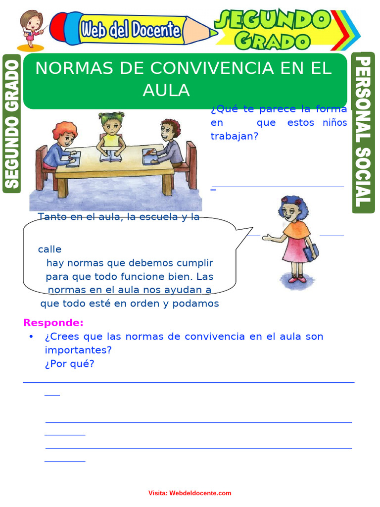 Normas de Convivencia en el Aula | PDF