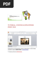Tutorial_continuación Power Point 2010